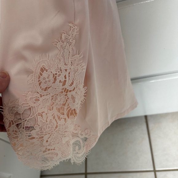 Blush Lux E Satin Robe - Picture 3 of 5